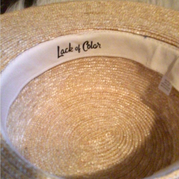 NEW! lack of Color Straw Magnolia boho boater - Picture 7 of 8